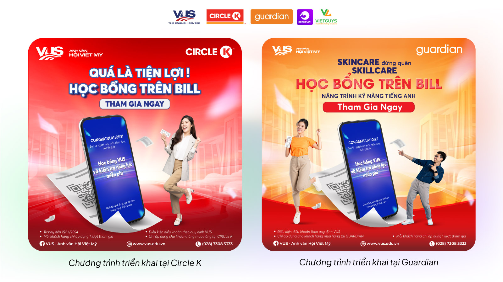 Co-branding với The Master Channel - Tăng trưởng khách hàng cho VUS từ chiến dịch tặng quà tại chuỗi Guardian, Circle K